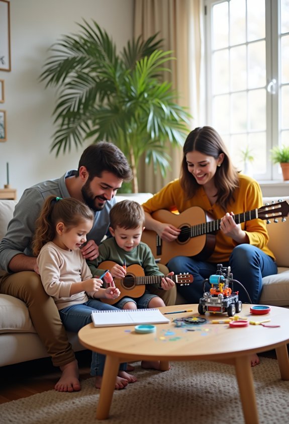 family fun learning together