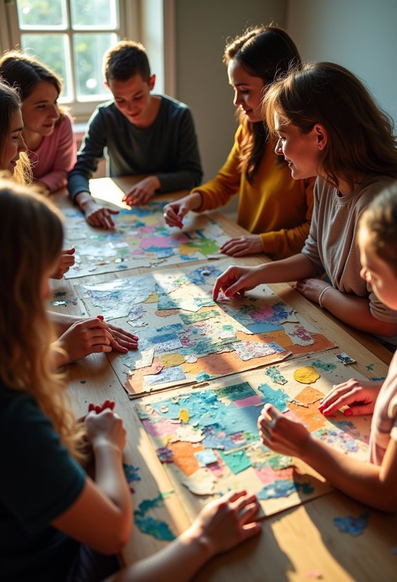 family mural and collaboration