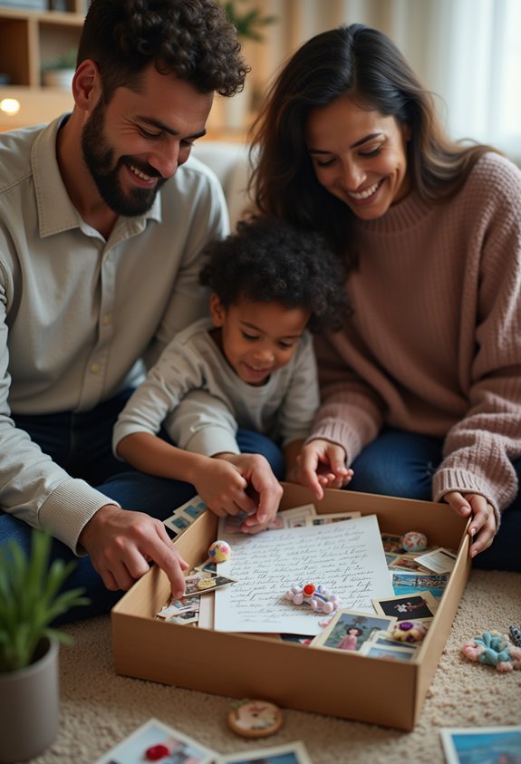 family time capsule creation