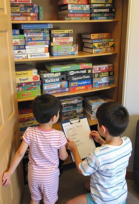 game inventory organization process