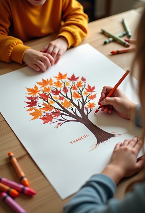 gratitude tree decorations activity