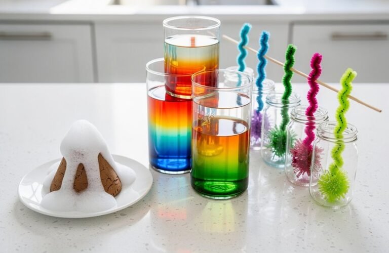 household science experiment ideas