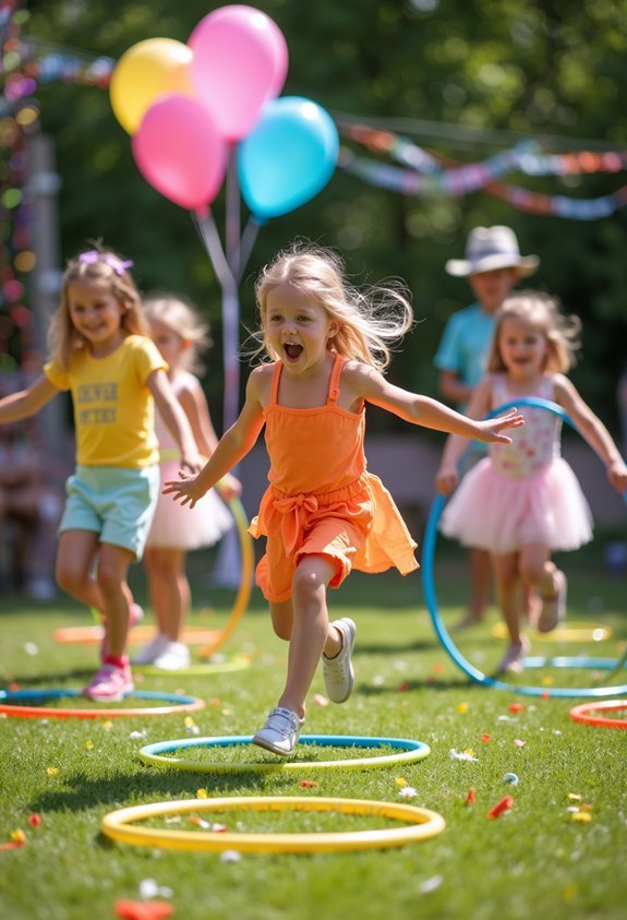 hula hoop backyard fun