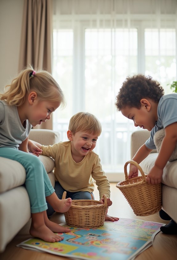 indoor treasure hunt fun