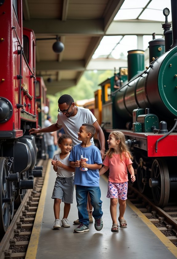 interactive train museum experiences