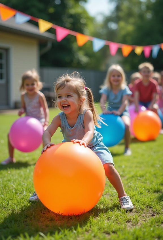 joyful chaos balloon relay