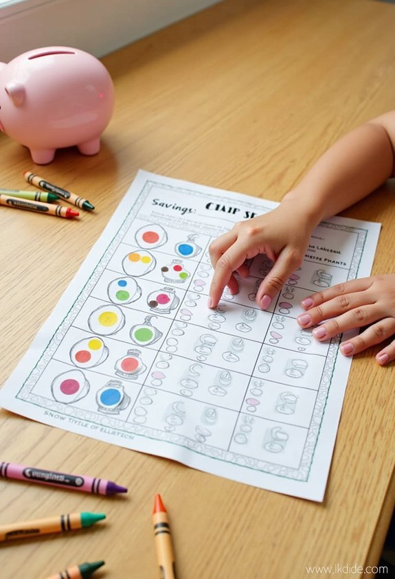 kid friendly savings worksheets