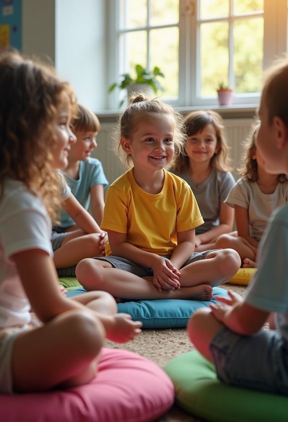 listening circle sharing gratitude