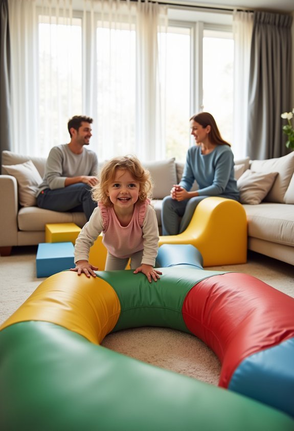 living room obstacle course