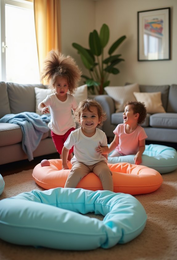 living room obstacle course