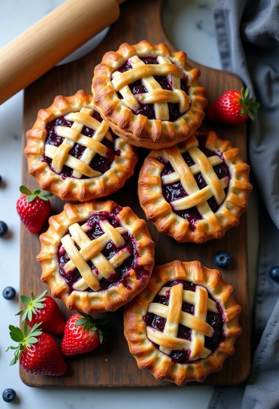 mini fruity hand pies