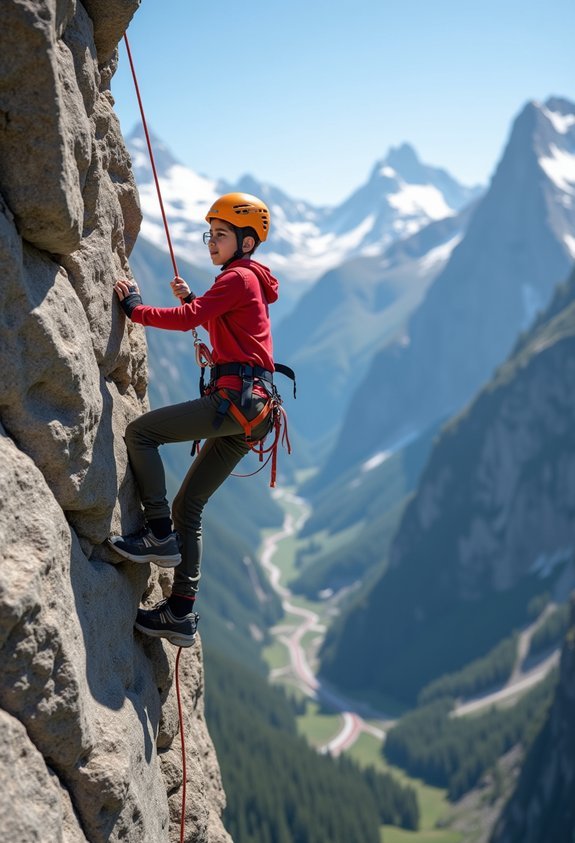 mountain climbing adventure thrill