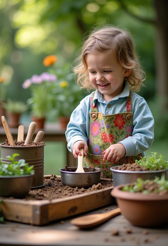 mud kitchen imaginative play