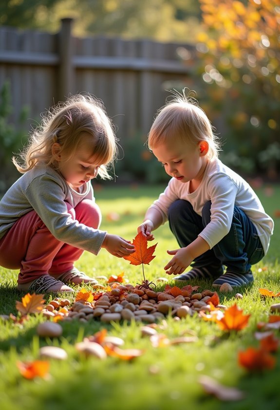nature play with creativity