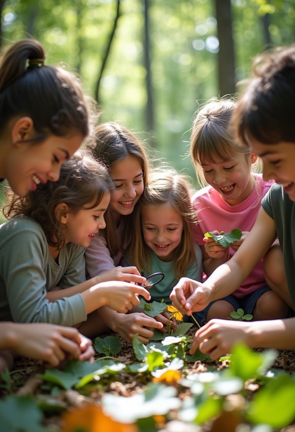 nature scavenger hunts promote teamwork