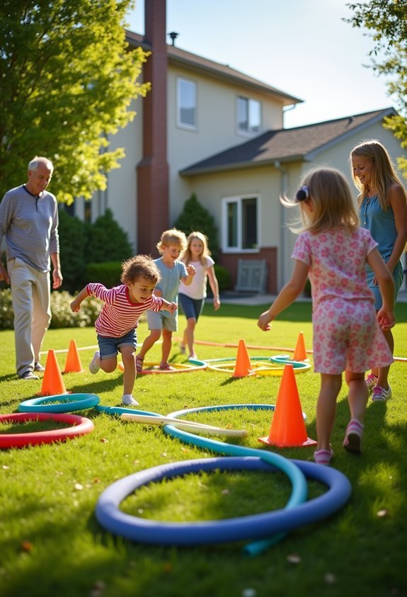 ninja course backyard fun
