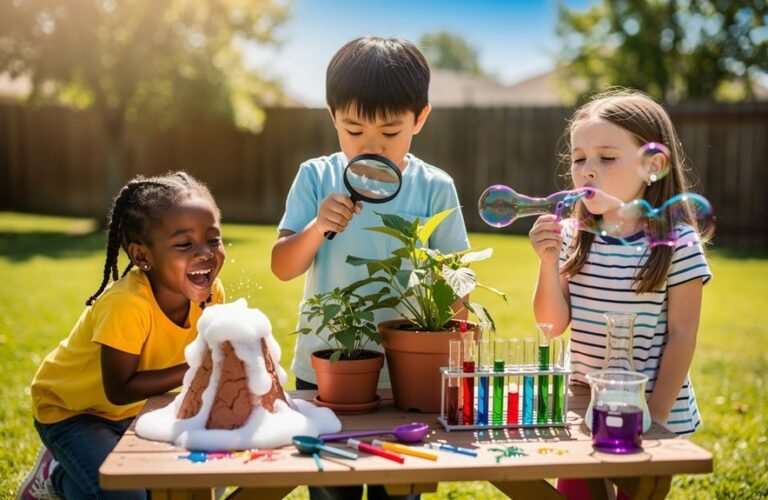 outdoor science experiments summer