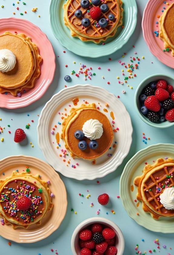 pancake waffle toppings chaos