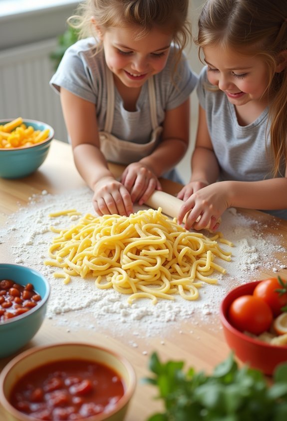 pasta party chaos fun
