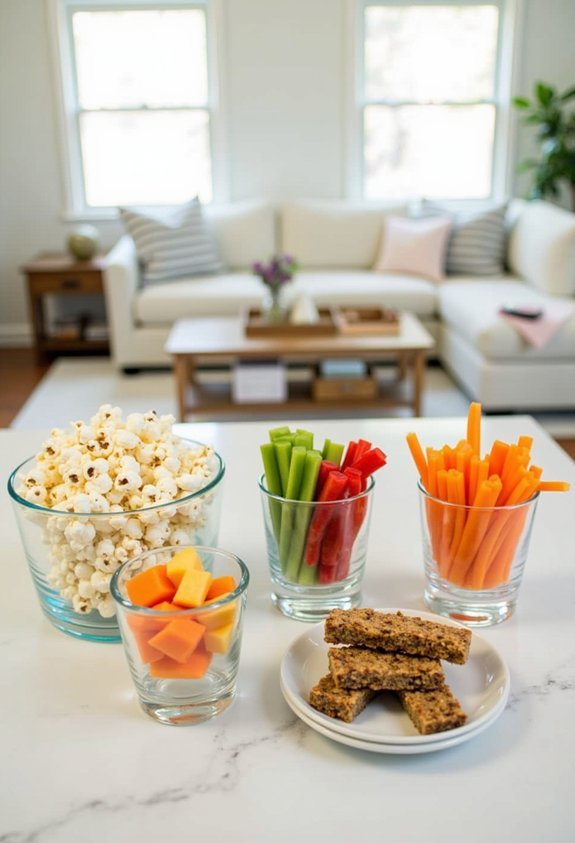 plan ahead for snacks