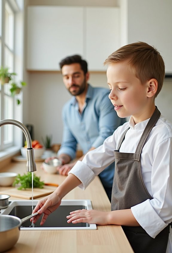 practice safe cooking habits