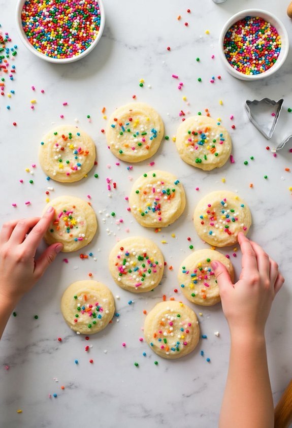 rainbow sprinkle cookie chaos