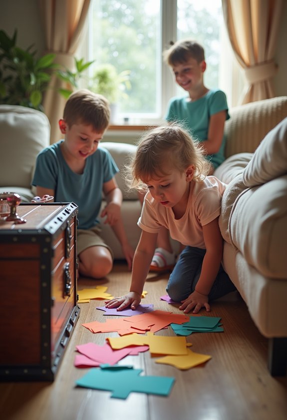 rainy day treasure hunt