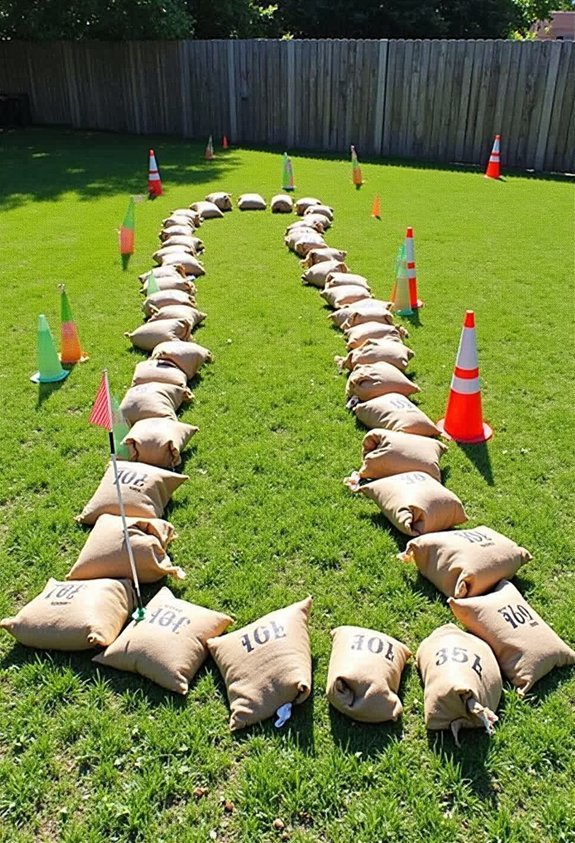 sack race chaos fun