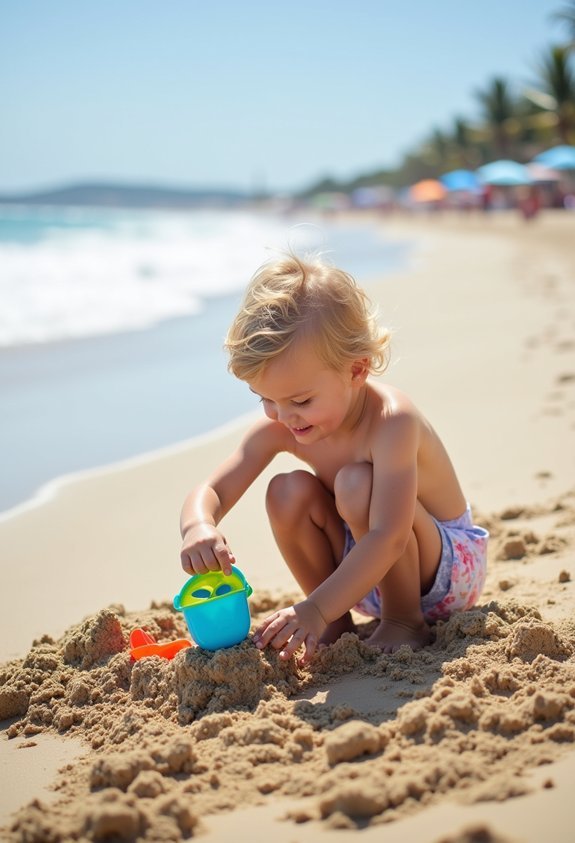 sandy playground for toddlers
