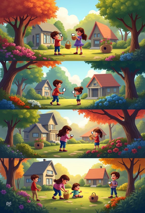 seasonal backyard scavenger hunts