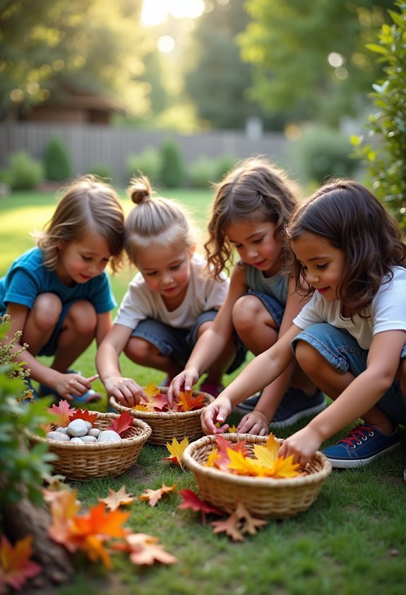 sensory backyard adventure hunt