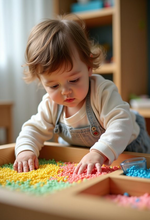 sensory play promotes calmness