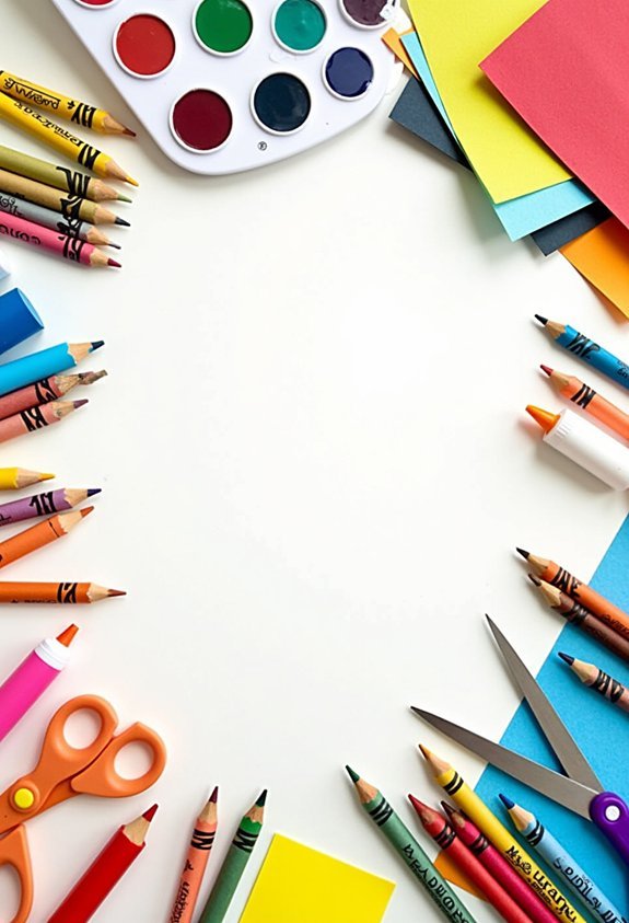 simple supplies for creativity