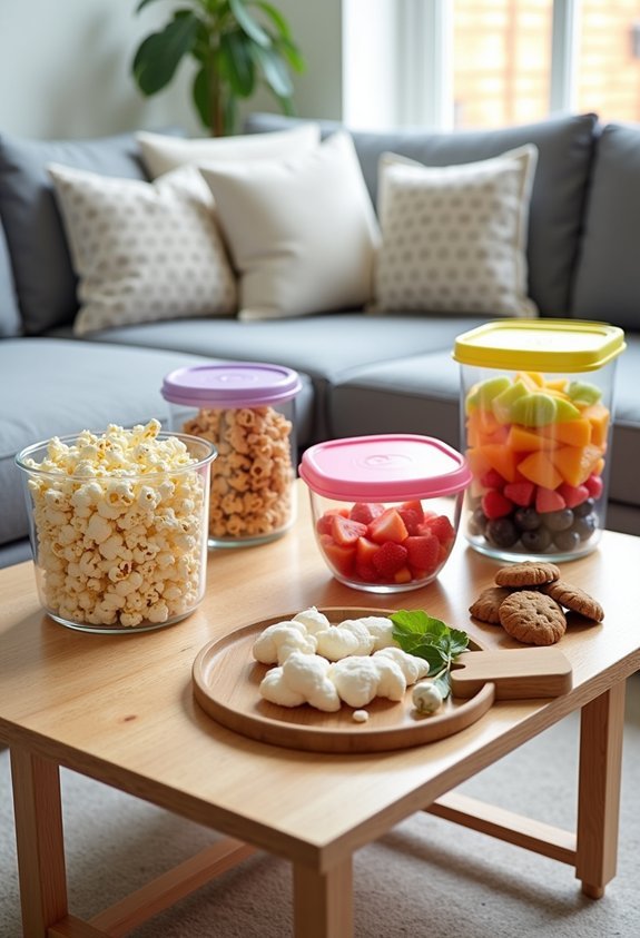snack freshness throughout viewing