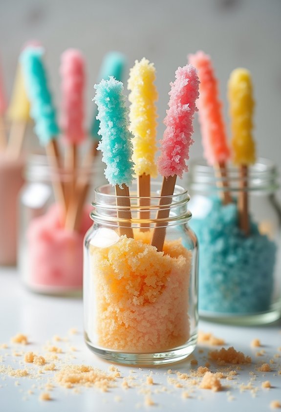 sugar crystals form magically