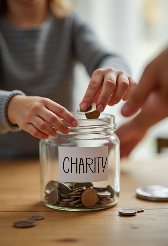 teach kids the joy of giving