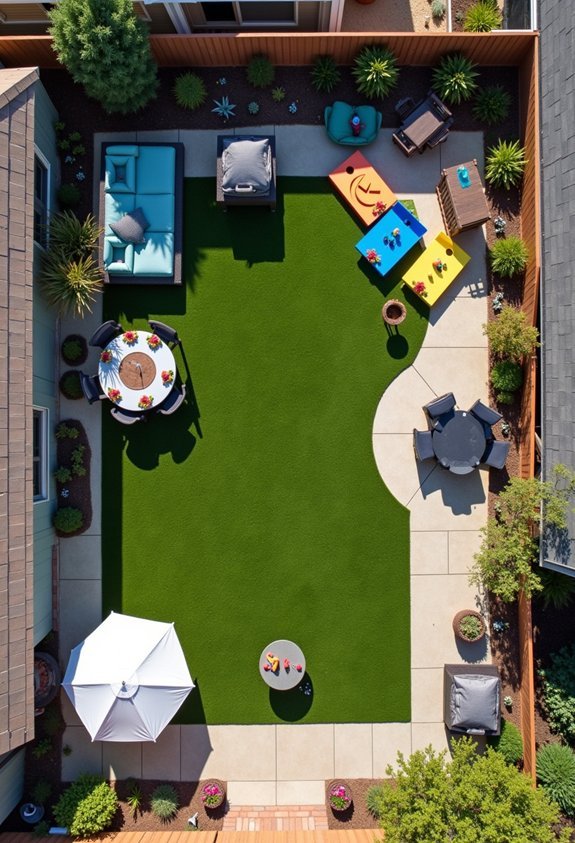 transformable backyard game setups