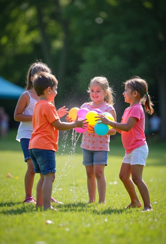 water balloon teamwork chaos