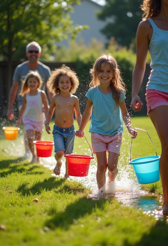water filled competitive fun