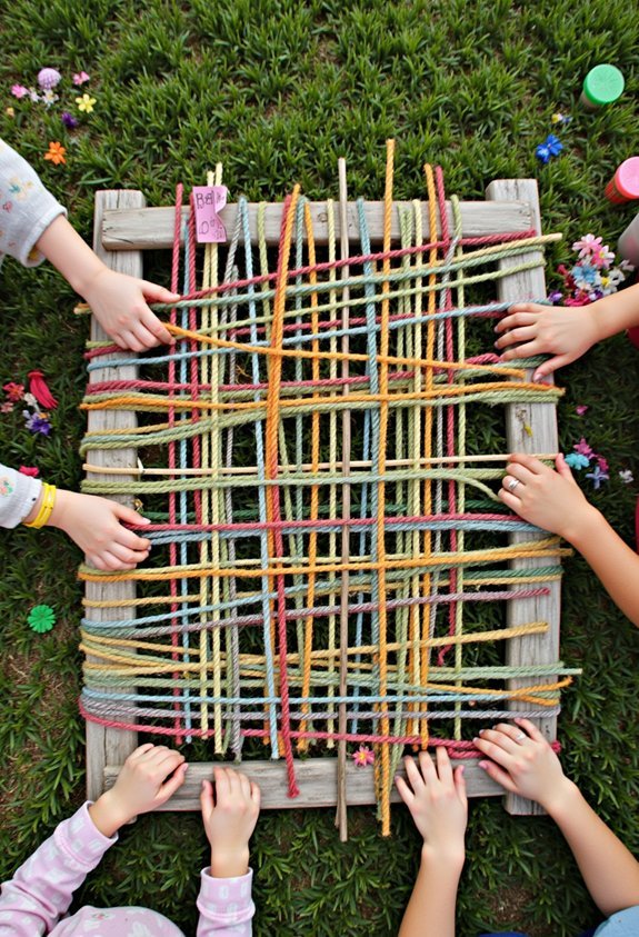 weaving frames with sticks