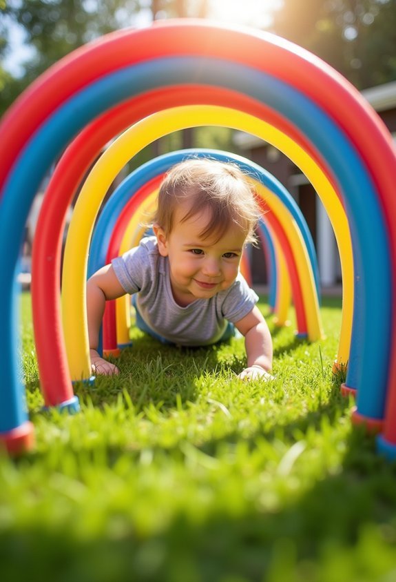 wiggly tunnel race fun