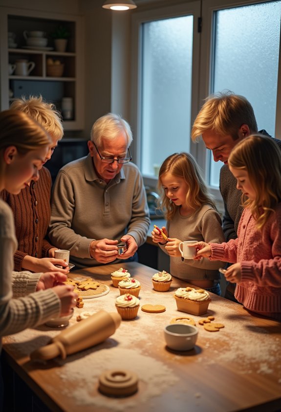 winter baking fun time