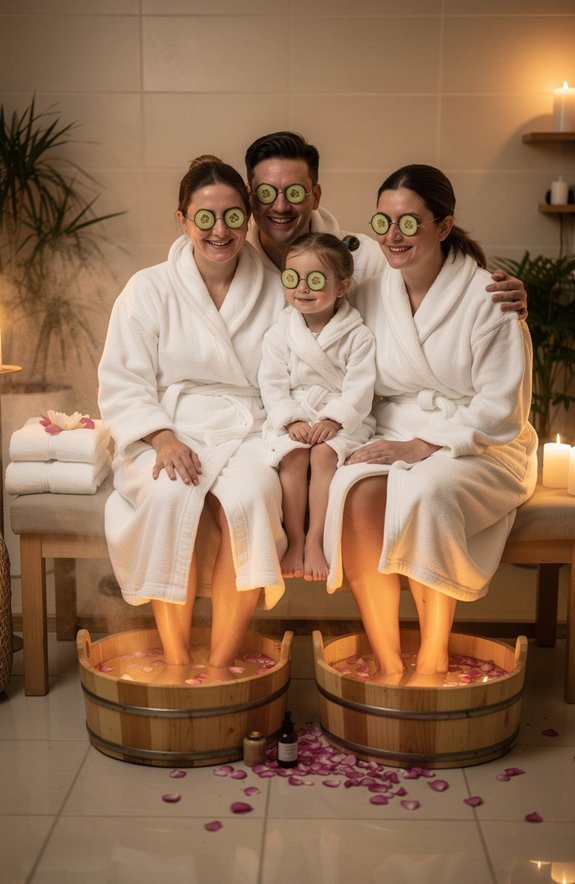 budget family spa night