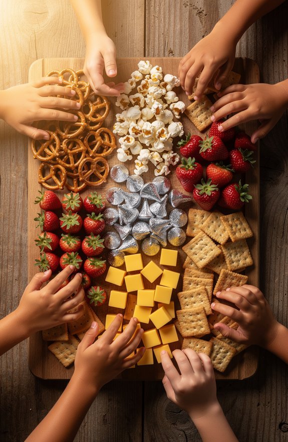 budget friendly fancy snack board