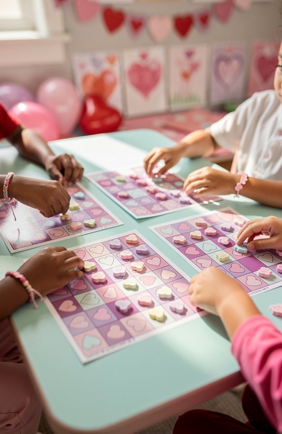 candy heart markers bingo chaos