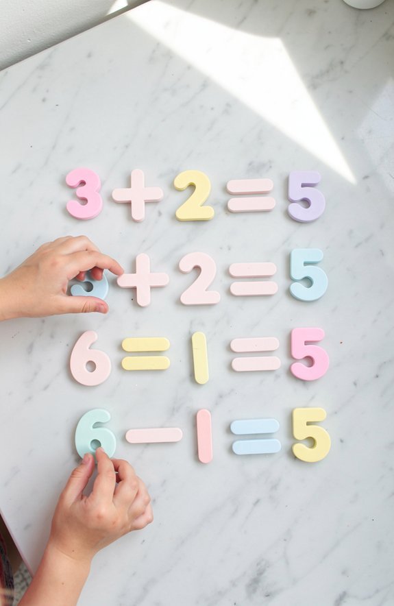 candy heart subtraction activity