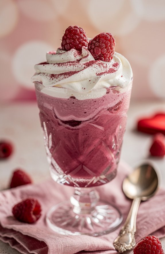creamy valentine s raspberry smoothie