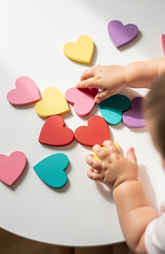foam heart puzzles problem solving