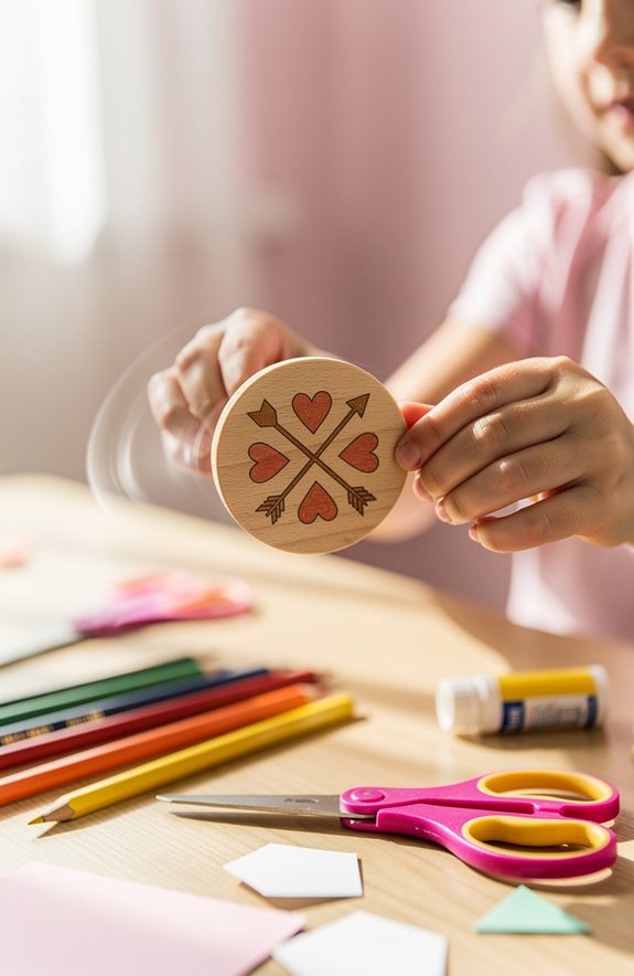 heart and arrow thaumatrope