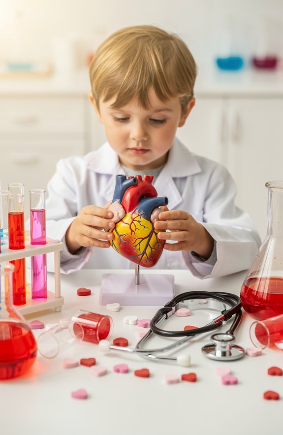 heart model and blood